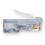 Platinum Tools EZ-RJ45 Cat6 Crimp Connectors, Slide Through Wires, POE Compliant, Jar 100 pieces - Part Number: 202010J