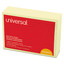 Universal Self-Stick Note Pads, Lined, 4 x 6, Yellow, 100-Sheet, 12/Pack - Part Number: 3401-00132