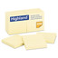 Highland Self-Stick Notes, 3 x 3, Yellow, 100-Sheet, 12/Pack - Part Number: 3401-00141