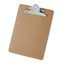 Universal Hardboard Clipboard, 1 inch Capacity, Holds 8 1/2 x 11, Brown - UNV40304 - Part Number: 3401-08201