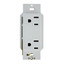 Surge Block for 45-0041-WH, 15 Amp/125 Volt receptacles - Part Number: 45-0041-SB