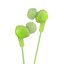 JVC Gumy Plus Inner-Ear Earbuds, Green - Part Number: 5002-102GR