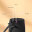 Portable Bluetooth Speaker with LED Light, Black - Part Number: 5002-40320