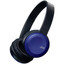 JVC Bluetooth Wireless Headset, includes microphone and phone controls, Blue,  (HA-S190BT) - Part Number: 5002-503BL