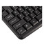 Innovera Slimline Keyboard, USB, Black - Part Number: 5012-12701