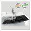 EasyTouch USB Antimicrobial Waterproof Keyboard, 104 Keys, Black, 6ft cord - Part Number: 5012-12703