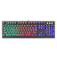 Gaming RGB LED light up USB Keyboard, 104 Keys - Part Number: 5012-80107