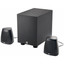 HP Speaker System 400, 2.1 Speaker System - Desktop - AC powered - Part Number: 60PS-70100