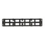 Rackmount 5X D Ring Cable Manager, 2U - Part Number: 61CR-04102