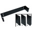 Rackmount Hinged Wall Mounting Bracket, 2U, Dimensions: 3.5 (H) x 19 (W) x 5.8 (D) inches - Part Number: 68BP-1002U