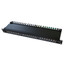 Rackmount 24 Port Shielded Cat6a Patch Panel, Horizontal, 110 Type, 568A & 568B Compatible, 1U - Part Number: 69BK-56024
