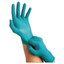 Ansell TouchNTuff Disposable Nitrile Gloves, 5 mil, Teal, Small, 6.5 - 7, Powder-Free, 100/Box - Part Number: 7301-00203