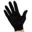 Impact ProGuard Disposable Nitrile Gloves, Powder-Free, Black, Large, 100/Box - Part Number: 7301-01612