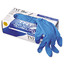 Ansell TouchNTuff Disposable Nitrile Gloves, 4 mil, Blue, Large, 8.5 - 9, Powder-Free, 100/Box - Part Number: 7301-02202