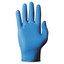 Ansell TouchNTuff Disposable Nitrile Gloves, 4 mil, Blue, Large, 8.5 - 9, Powdered, 100/Box - Part Number: 7301-02204