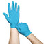 Ansell TouchNTuff Disposable Nitrile Gloves, 5 mil, Teal, X-Large, 9.5 - 10, Powder-Free, 100/Box - Part Number: 7301-04202