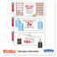 WypAll X80 Cloths, BRAG Box, HYDROKNIT, Blue, 12 1/2 x 16 4/5, 160 Wipers/Carton - Part Number: 7303-00516