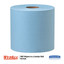 WypAll X80 Cloths with HYDROKNIT, Jumbo Roll, 12 1/2 x 13 2/5, Blue, 475/Roll - Part Number: 7303-00517