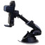 Universal mobile device holder, windshield/dashboard mount, telescoping arm, black - Part Number: 8001-10320