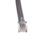 Telephone Cord (Voice), RJ12, 6P / 6C, Silver Satin, Reverse, 25 foot - Part Number: 8102-66225
