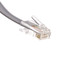 Telephone Cord (Data), RJ45 8P / 8C, Silver Satin, Straight, 25 foot - Part Number: 8103-88125