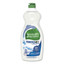 Seventh Generation Natural Dishwashing Liquid, Free and Clear, 25 oz Bottle - Part Number: 8302-04704