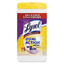 Case of 6 - Lysol Dual Action Disinfecting Wipes, Citrus, 7 x 8, 75/Canister - Part Number: 8303-00106CT