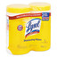 Case of 3 - Lysol Disinfecting Wipes, 7 x 8, Lemon and Lime Blossom, 80 Wipes/Canister, 2 Canisters/Pack - Part Number: 8303-00112CT