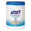 Purell Sanitizing Hand Wipes, 6 x 6 3/4, White, 270 Wipes/Canister - Part Number: 8303-06301
