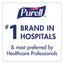 Purell Hand Sanitizing Wipes, 6 x 8 inches, White, Fresh Citrus Scent, 1200/Refill Pouch - Part Number: 8303-06303