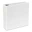 Universal Slant-Ring Economy View Binder, 4 inch Capacity, White - UNV20994 - Part Number: 8711-00105