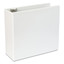 Universal Slant-Ring View Binder, 5 inch Capacity, White - UNV20997 - Part Number: 8711-00111