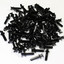 Drywall Anchor Plugs, Black, Bag of 100, for QuikZip - Part Number: 9005-10125