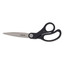 Universal Stainless Steel Office Scissors, 8.5 inches Long, 3.75 inch Cut Length, Black Offset Handle - Part Number: 9005-20123