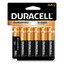 Duracell CopperTop Alkaline Batteries, AA, MN15RT12Z, 12/PK - Part Number: 9082-02012