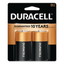 Duracell CopperTop Alkaline Batteries, D, MN1300B2Z, 2/PK - Part Number: 9082-04002