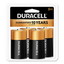 Duracell CopperTop Alkaline Batteries, D, MN1300R4Z, 4/PK - Part Number: 9082-04004