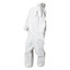 Case of 25 - Boardwalk Disposable Coveralls, White, X-Large, Polypropylene - Part Number: 9306-04201CT