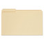 Universal File Folders, 1/3 Cut Assorted, One-Ply Top Tab, Letter, Manila, 100/Box - UNV12113 - Part Number: 9311-02102