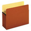 Universal 5.25 inch Expansion File Pockets, Straight Tab, Letter, Redrope/Manila, 10/Box - UNV15262 - Part Number: 9311-03101
