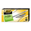 Bic Round Stic Xtra Life Stick Ballpoint Pen - GSM11BK, 1mm, Black Ink, Smoke Barrel, 12/pack - Part Number: 9312-00701