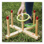 Ring Toss Set, Plastic/Wood, Assorted Colors, 4 Rings/5 Pegs - Part Number: 9601-00003