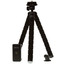 Comzon® Flexible Foam Grip Mini Tripod for Phones, GoPro Video, DSL Cameras, & more - Black - Part Number: C2004