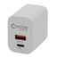 Fast USB PD 33 watt & QC3 18 watt Wall Charger Comzon®, Type-C and A ports - Part Number: C2054