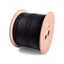 48 Fiber Indoor/Outdoor Fiber Optic Cable, Multimode 50/125, Corning Clear Curve OM3, Plenum Rated, Black, Drum, 1000ft - Part Number: 11F3-348NH