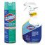 Case of 9  - Clorox Clean-Up Disinfectant Cleaner with Bleach, 32oz Smart Tube Spray, and  Case of 12 - Clorox Disinfecting Spray, Fresh, 19oz Aerosol - Part Number: KIT-CLOROX-14