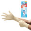 Ansell TouchNTuff Disposable Latex Gloves, 5 mil, Natural, Medium, 7.5 - 8, Powder-Free, 100/Box, includes Free Lysol Disinfectant Spray 1oz - Part Number: KIT-LYSOL-1