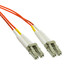 LC OM1 Duplex 2.0mm Fiber Optic Patch Cord, Multimode 62.5/125, Orange Jacket, Beige Connector, 10 meter (33 ft) - Part Number: LCLC-11110