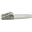 10 Gigabit Aqua OM4 Fiber Optic Cable, LC / LC, Multimode, Duplex, 50/125, 20 meter (65.6 foot) - Part Number: LCLC-41020