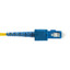 LC/SC Duplex Fiber Optic Patch Cable, OS2 9/125 Singlemode, Yellow Jacket, Blue Connector, 9 meter (29.5 foot) - Part Number: LCSC-01209